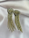Elegant Exquisite Light Luxury Mesh Zircon Earrings