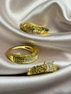 3pcs/set Fashion Zircon Rings