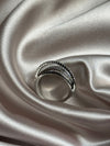Silver Plated Zircon Ring