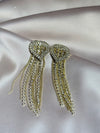 Elegant Exquisite Light Luxury Mesh Zircon Earrings