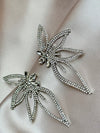 Shiny Rhinestone Drills Butterfly Dangle Earrings For Women