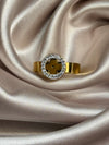 Gold Luxurious Stylish Stainless Steel Ring