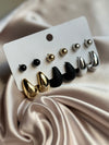 New trendy 6Pcs Set of Earrings