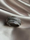 Silver Plated Zircon Ring