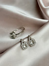 Diamond Zirconia Necklace Earring Ring Set