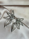 Shiny Rhinestone Drills Butterfly Dangle Earrings For Women
