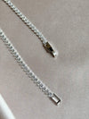 Rhinestone Silver Cubic Zirconia Bracelet Tennis Chain Bracelets