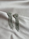 Elegant Exquisite Light Luxury Mesh Zircon Earrings