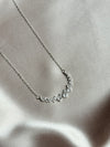 Moissanite Necklace Brilliant Diamond Smile Pendant Necklace