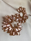 Hoop Crystal Stone Earrings