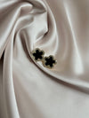 New Gold-Plated Silver Flowers 5 Pieces/Set Bracelet Pendant Necklace Earrings