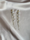 Pearl Fringed Long Earrings