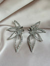 Shiny Rhinestone Drills Butterfly Dangle Earrings For Women