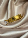 Cring Coco Stainless Steel Ring Rhinestones Zirconia Ring