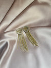 Elegant Exquisite Light Luxury Mesh Zircon Earrings