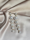 Elegant Pearl Long Earrings Style Large Imitation Pearl Pendant Earrings