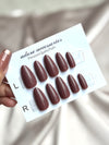 Almond shape press on 24pcs nails