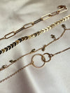 4pcs Gold Color Bracelet Set Boho
