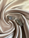 2Pcs Silver Zirconia Platinum Ring