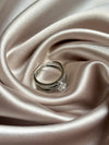 Sparkling Zircon Set Diamond Ring