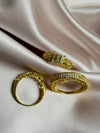 3pcs/set Fashion Zircon Rings