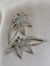 Shiny Rhinestone Drills Butterfly Dangle Earrings For Women