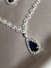 Blue Zircon Pendant