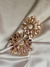 Hoop Crystal Stone Earrings